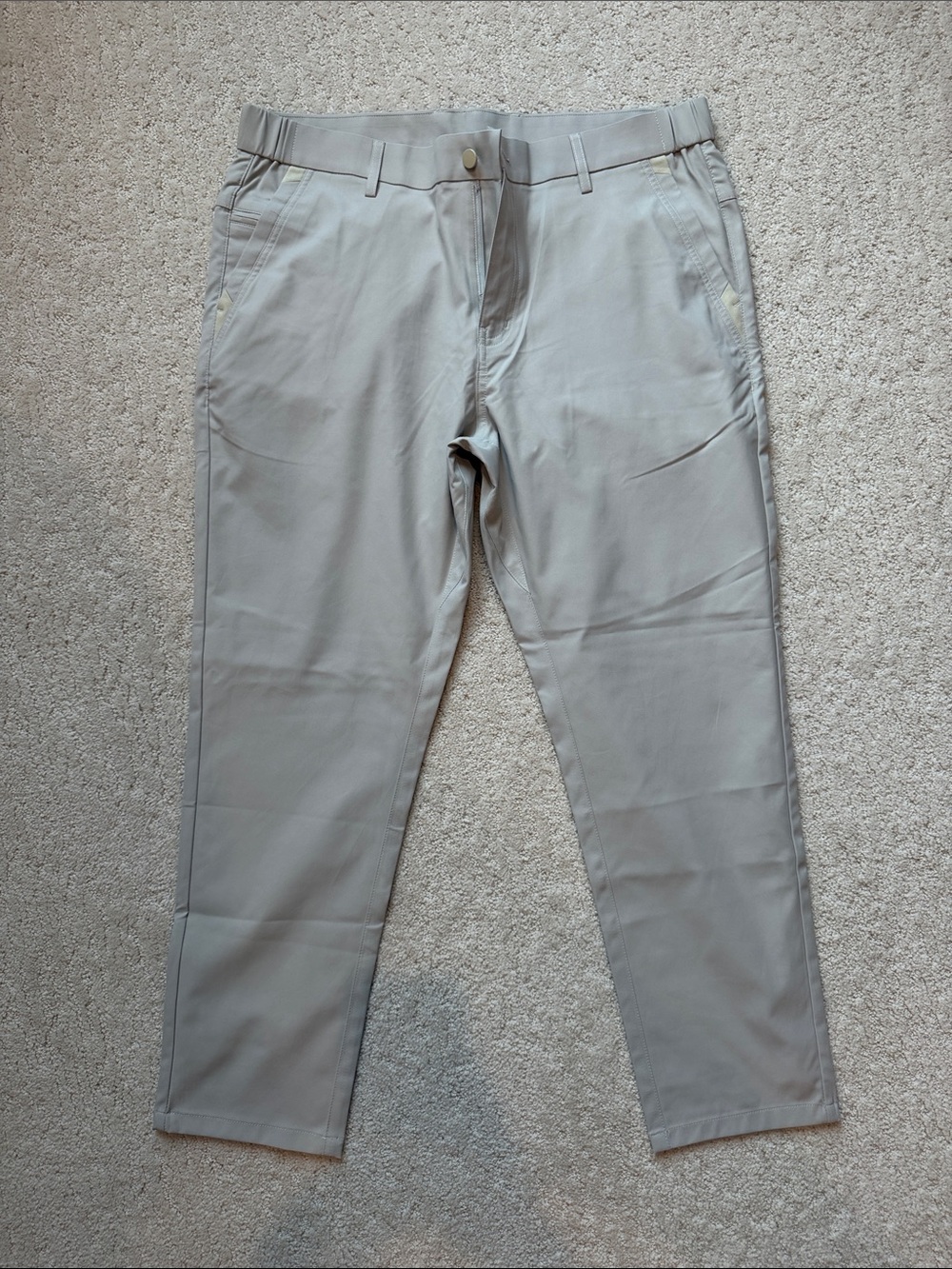 Men's Slim Stretch Chino Pants - stone